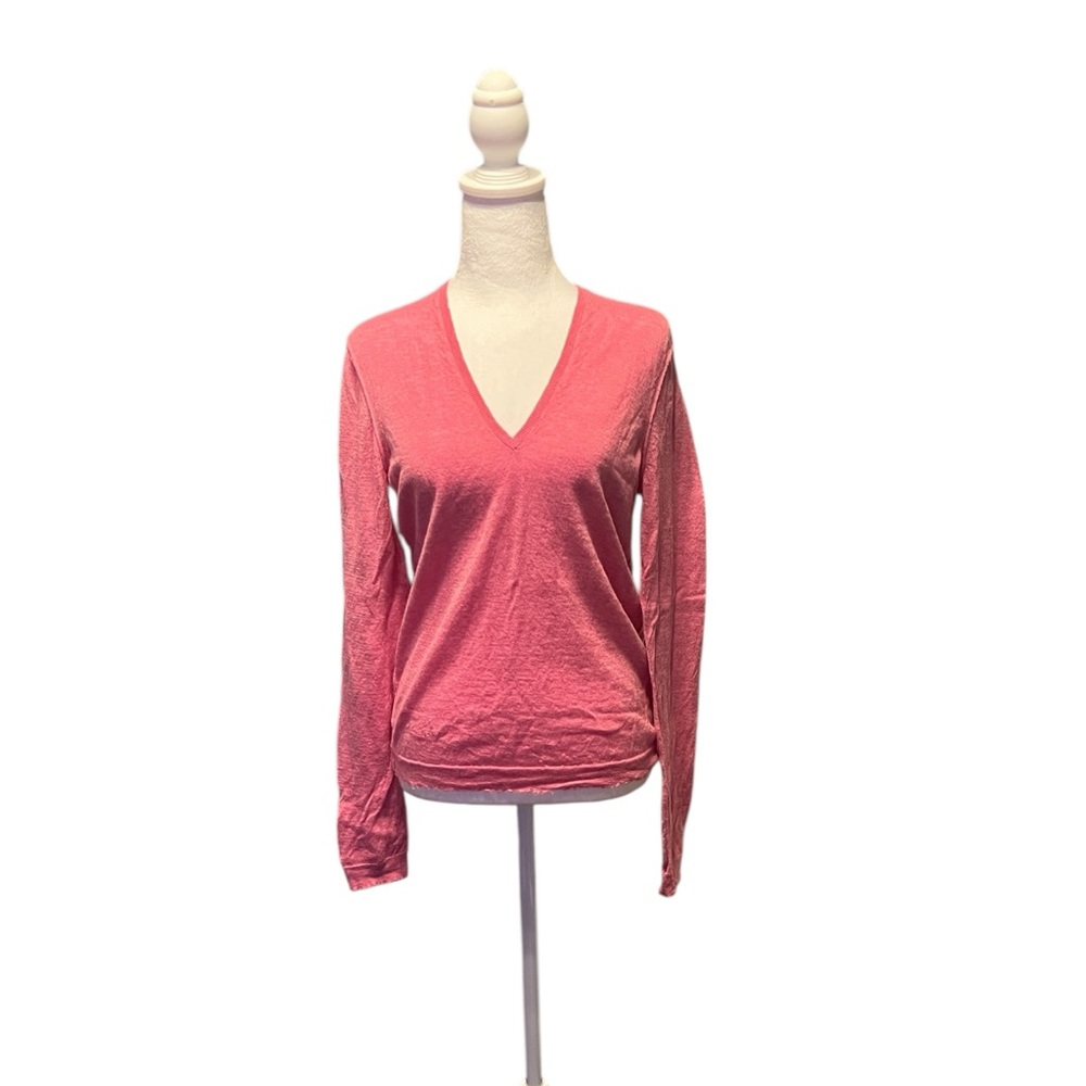 Cashmere pink V-Neck Long Sleeve Top Zadig & Voltaire